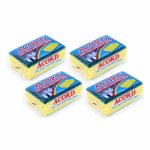 4 Adet Jumbo Boy Endüstriyel Çok Amaçlı Bulaşık Süngeri 13x8x4 Cm
