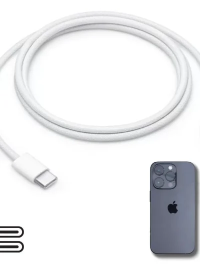 Apple 1515 Pro Type-c To Type-c Hasır Örgü Hızlı Şarj Kablosu (1m)