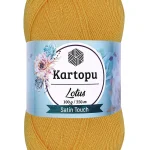 1 Adet Lotus Bikini Büstiyer Bluz Örgü İpi K318 Koyu Sarı