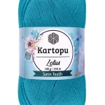 1 Adet Lotus Bikini Büstiyer Bluz Örgü İpi K512 Turkuaz