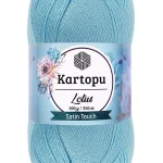 1 Adet Lotus Bikini Büstiyer Bluz Örgü İpi K537 Bebe Mavi