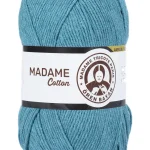 1 Adet Madame Cotton El Örgü İpi Yünü 100 Gr 015 Petrol Yeşil
