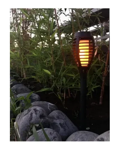Solar Alev Efektli Bahçe Lambası